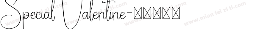 Special Valentine字体转换